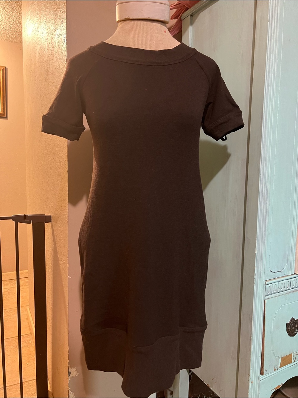 Diane Von Furstenberg Chocolate Brown Wool SweaterDress Size 4